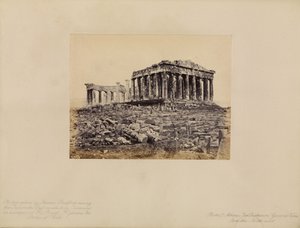 Athen - Der Parthenon, Gesamtansicht von Nordwesten
