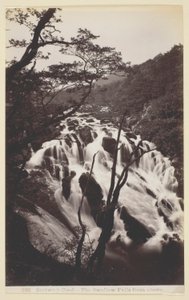 Bettw-s-y Coed, Die Schwalbenfälle von oben von Francis Bedford