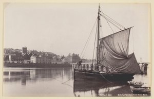 Bideford-Brücke vom Flussufer von Francis Bedford