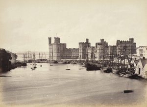 Burg Caernarfon und Flussmündung (578) von Francis Bedford