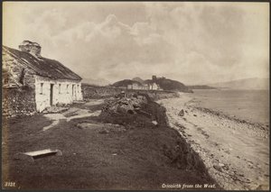 Criccieth vom Westen von Francis Bedford