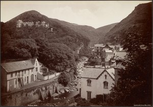 Lynmouth vom Mars Hill aus von Francis Bedford