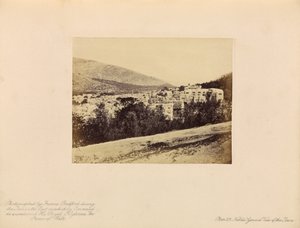 Nablus - Gesamtansicht der Stadt von Francis Bedford