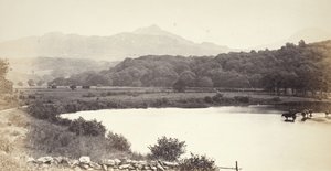 Fluss Glaslyn und Berge (513) von Francis Bedford
