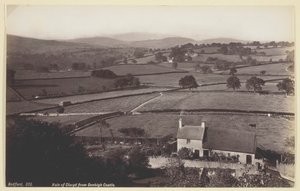 Tal von Clwyd von der Burg Denbigh von Francis Bedford
