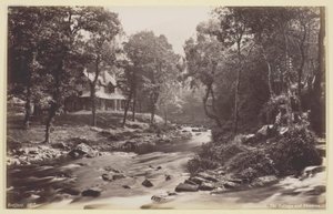 Watersmeet, das Häuschen und die Bäche von Francis Bedford