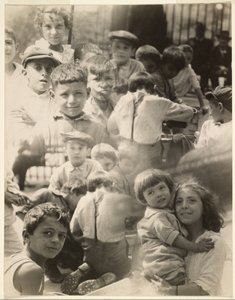 Fotomontage von Kindern