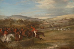 Die Berkeley-Jagd, 1842: Volle Jagd von Francis Calcraft Turner