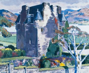 Barcaldine Castle, Argyll, ca. 1928 von Francis Campbell Boileau Cadell