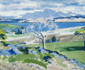 Ben Cruachan von Achnacraig, Mull, ca. 1931 von Francis Campbell Boileau Cadell