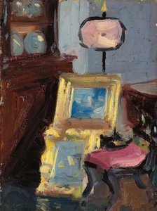 Interieur mit einem Stuhl