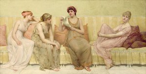 Die Geschichte von Oenone lesen, ca. 1883