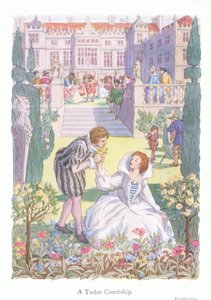 Ein Tudor-Werben von Francis Donkin Bedford