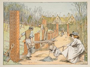 Der Baumeister, aus Vierundzwanzig Arbeiter, veröffentlicht 1900 von Francis Donkin Bedford