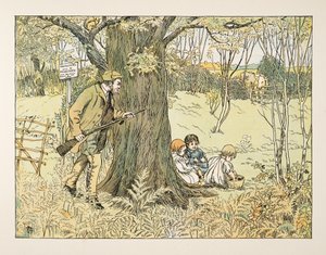 Der Wildhüter, aus Vierundzwanzig Arbeiter, veröffentlicht 1900 von Francis Donkin Bedford