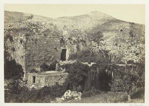 Banias, das antike Caesaria, Philippi von Francis Frith