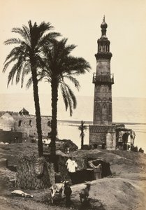 "Ägypten und Palästina": Blick auf Girgeh, Oberägypten von Francis Frith