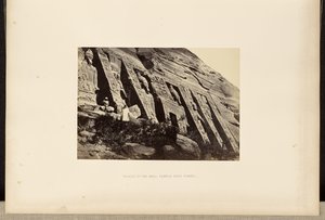 Fassade des kleinen Tempels Abou Simbel
