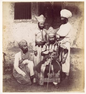 [Vier Ostindische Männer] von Francis Frith