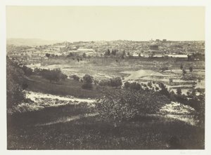 Jerusalem, vom Ölberg, Nr.1 von Francis Frith