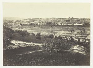 Jerusalem, vom Ölberg, Nr. 1, 1857 von Francis Frith