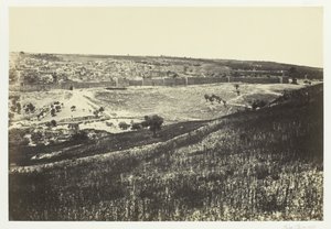 Jerusalem, vom Ölberg, Nr. 2 von Francis Frith