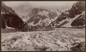 Eismeer, Mont Blanc von Francis Frith