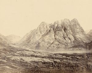 Berg Horeb, Sinai von Francis Frith