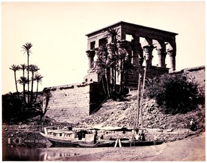Der Hypäthraltempel, Philae von Francis Frith