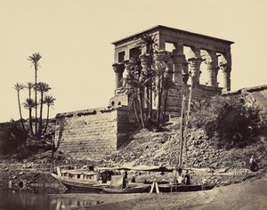 Der Kiosk des Trajan, Philae von Francis Frith