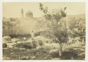 Die Moschee von Omar, Jerusalem, 1857