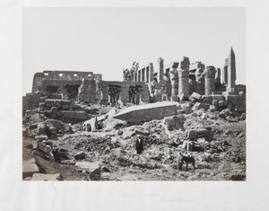 Der Tempel von El-Karnak, von Südosten von Francis Frith