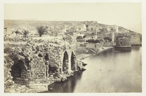 Die Stadt und der See von Tiberius, vom Süden
