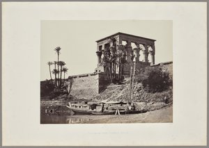 Trajans Kiosk auf Philae von Francis Frith