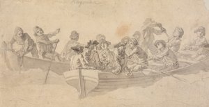 Figuren in Booten