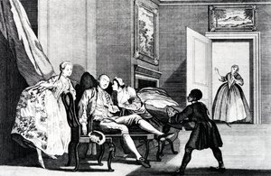Ein Kuss stehlen, ca. 1743