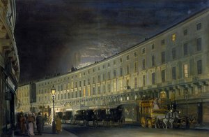 Der Regent Street Quadrant bei Nacht von Francis LM Forster