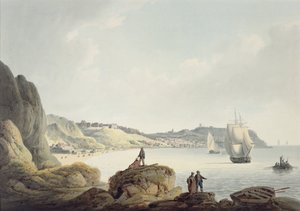 Scarborough, um 1820 von Francis Nicholson
