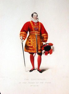 Der Leutnant der Yeoman der Garde von Francis Phillip (after) Stephanoff