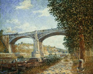 Le Pont du Chemin de Fer a Moret