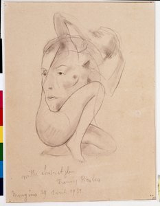 Transparenzen: Gesicht eines Mannes überlagert mit dem Körper einer nackten Frau von Francis Picabia
