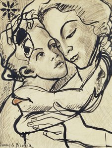 Transparenz (Mutterschaft), um 1931-32 von Francis Picabia