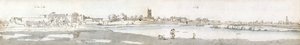 Cardiff im Jahr 1678 von Francis Place