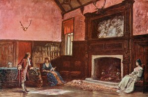 Die Halle im Stoke Poges Manor von Francis S. Walker
