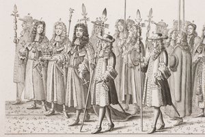 Krönungsprozession von James II von Francis Sandford