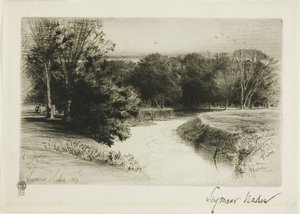 Ein Sonnenuntergang in Irland von Francis Seymour Haden