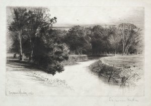 Ein Sonnenuntergang in Irland von Francis Seymour Haden