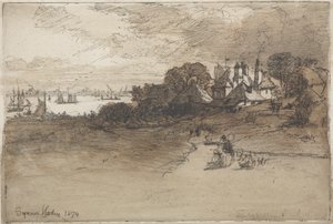 Eine Farm in Essex von Francis Seymour Haden