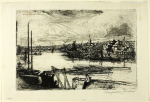Battersea Reach von Francis Seymour Haden
