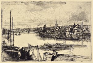 Battersea Reach von Francis Seymour Haden